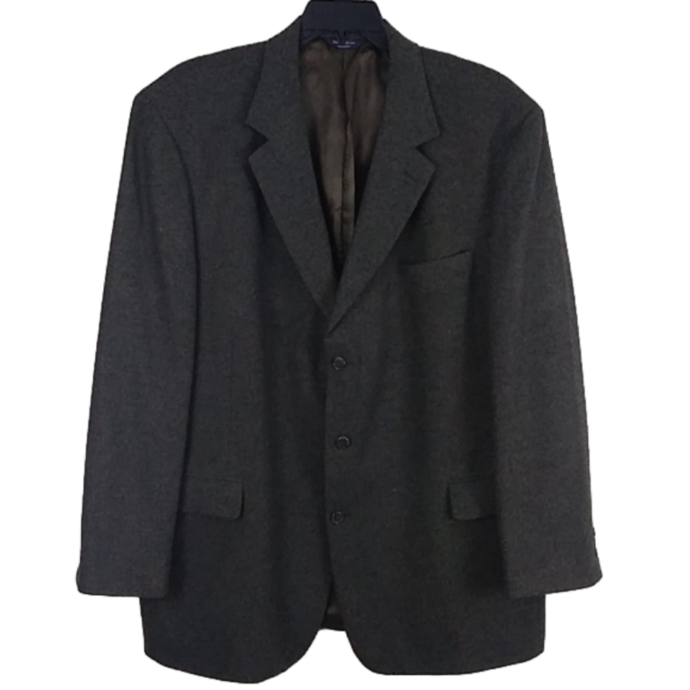 Brooks Brothers 346 Dark Green Twill Wool Suit Jacket